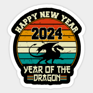 Happy chinese new year, year of the dragon Sticker